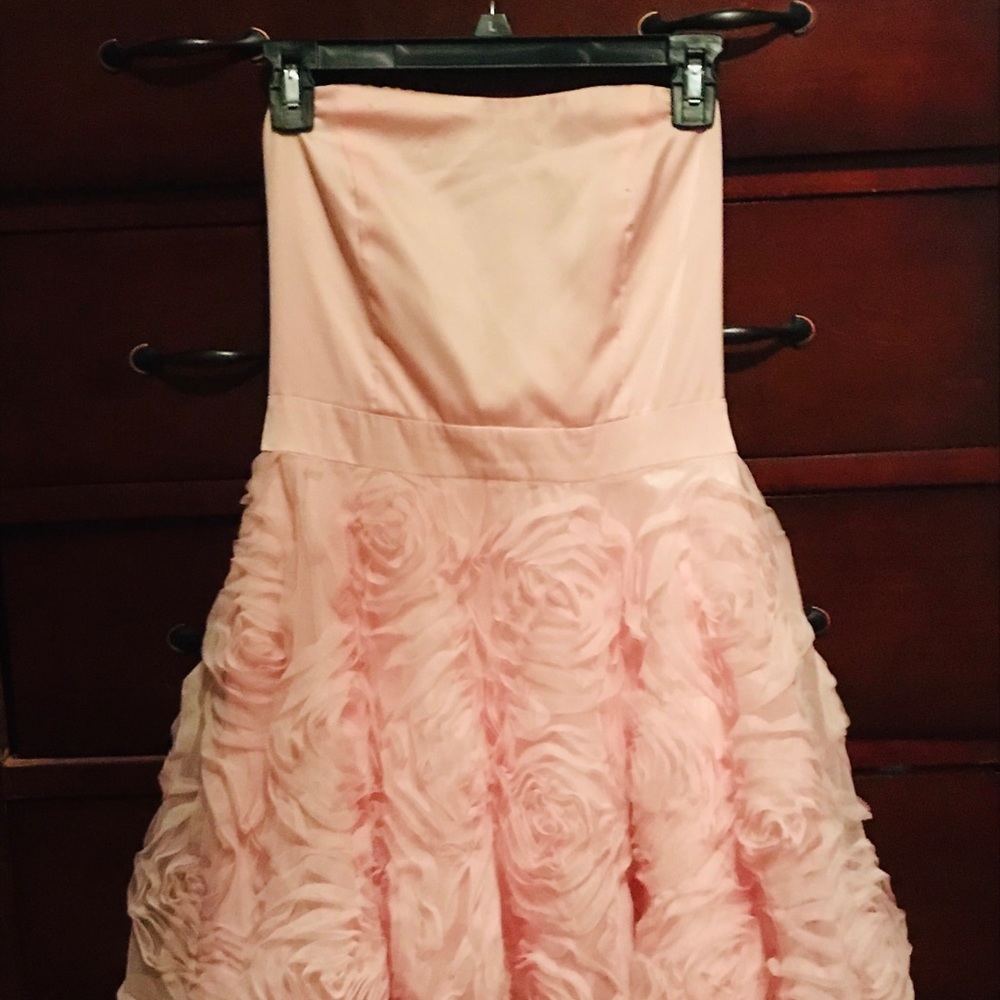 Light pink party dress.